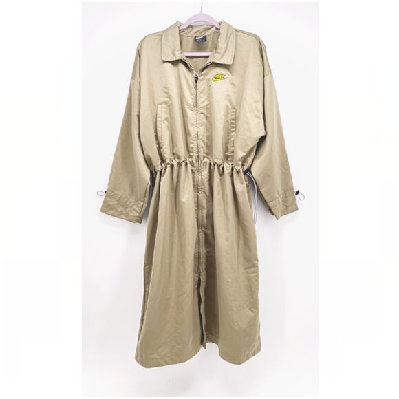 Nike Sportswear Icon Clash Satin Long Jacket - Picture 2 of 14